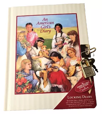 An American Girl's Diary Locking Diary New Key And Lock Rare HTF American Girl  • $107.84