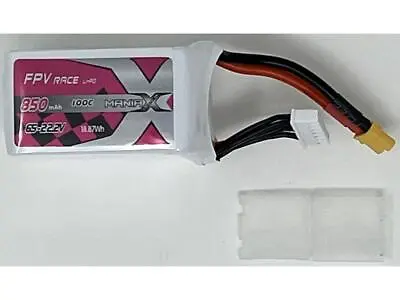 ManiaX 22.2V 850mah 100C Lipo : MX850-6S-100 • £43.99