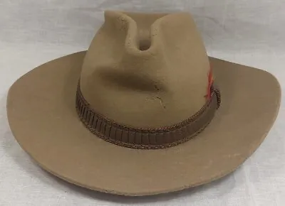 Vintage John B Stetson Co. 3X Beaver Western Hat XXX Stetson.New Pictures 📸  • $49.99