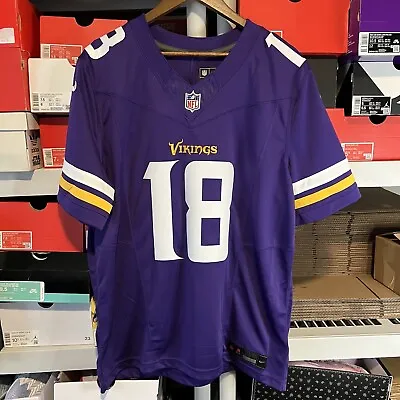 Nike Justin Jefferson Minnesota Vikings Vapor FUSE Limited Jersey Size L Large • $109