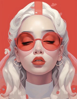 £4.94 • Buy Sexy Hot Girl Wearing Sunglasses Fashion Colourful Pop Art Wall Art A4 Poster