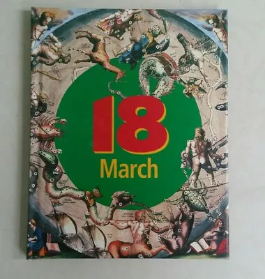 18    March  Birthday Book March 18th  13 X 16cm Hardback Book  .  Multi Buy   • £4.80