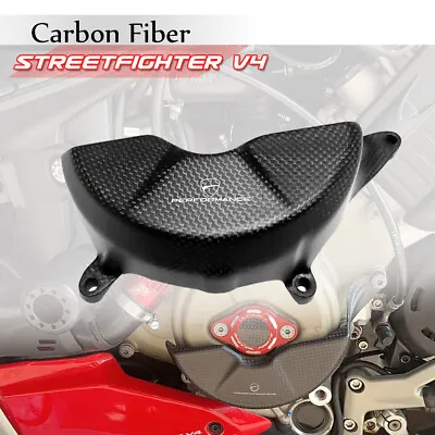 $124.44 • Buy For Ducati Panigale V4 R/S Carbon Fiber Engine Covers Protectors Guard Case