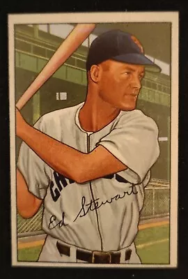 1952 Bowman #185 Ed Stewart EX-EXMT • $9.99