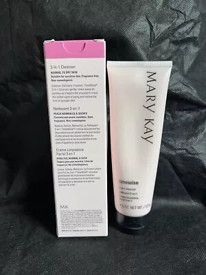 Mary Kay Timewise 3-in-1 Cleanser Anti-Aging Normal To Dry Full Size Ships FREE • $35.99