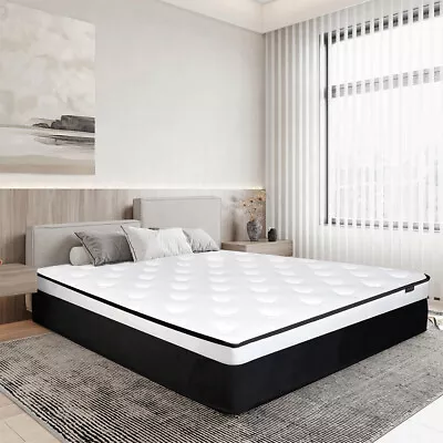 14  Twin Full Queen King Size Mattress Gel Memory Foam Innerspring Bed In A Box • $286.81