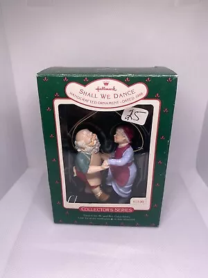 Hallmark Mr. & Mrs. Claus Shall We Dance Christmas Ornament 3rd In Series 1988 • $10