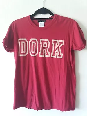 Internacionale Women's Size M Dork Red Funny T-shirt Gently Used • £3.85