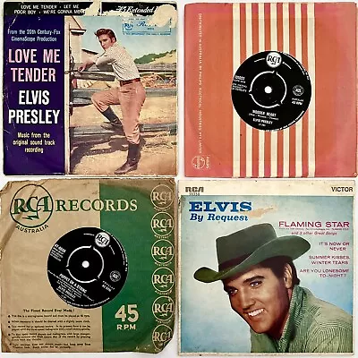 Elvis Presley Single Vinyl Records  • $8