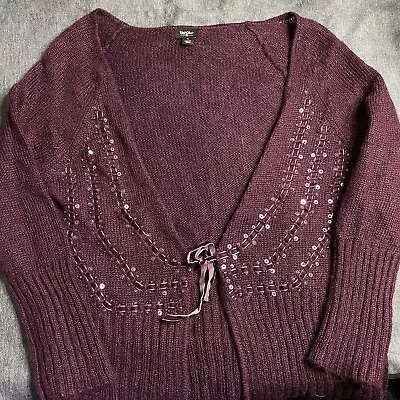 Mossimo Purple Cardigan • $15