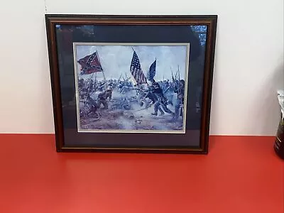 Mort Kunstler Civil War - The Angle Custom Framed • $50