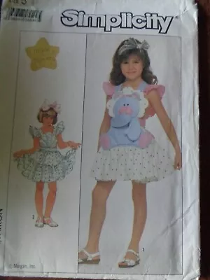 $1.25 • Buy Vintage Sewing Pattern S8653 Girl Size 5 Sundress 2 Designs Uncut