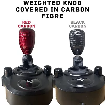 Carbon Fibre Gear Knob Logitech G27/G29/G920/G923 Gear Knob Shifter Solution • £23.63