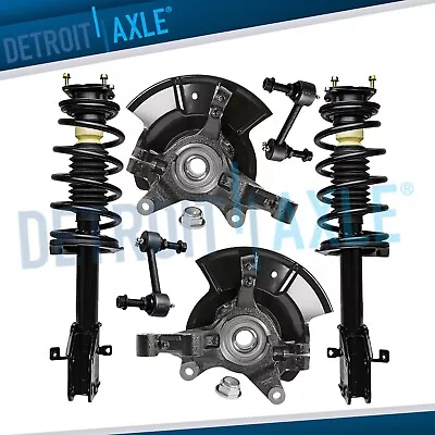 Front Steering Knuckles Wheel Hub Bearing Struts Spring Sway Bars For Ford Edge • $346.66