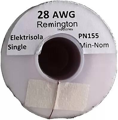 Remington Industries 28SNSP.25 28 AWG Magnet Wire Enameled Copper Wire  • $10.99