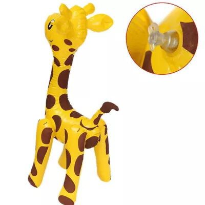Animals Inflatable Toy Blow Up Children Giraffe Design PVC Gift Balloon • $12.35