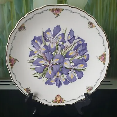 Royal Albert - The Queen Mother's Favourite Flowers - Irises Collector Plate • £5