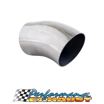 Dump Pipe STAINLESS Exhaust Tip - 3  Inlet OD - 3  Outlet (6  Long) • $37
