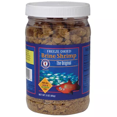 San Francisco Bay Brand Freeze Dried Brine Shrimp 3 Oz The Original Fish Food • £26.02