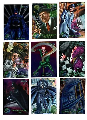 1995 Fleer Metal Batman Forever 100-card Base Set Trading Cards Nm/mint • $9.99