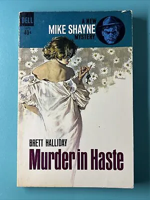 Murder In Haste: Mike Shayne Mystery Dell Crime Pulp 1962 Robert McGinnis Cover • $6.08