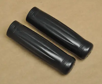 Vintage Flex Grip Bicycle Grips 5  Black 1  NOS Hungerford Flex-grip 2.618.986 • $19.99