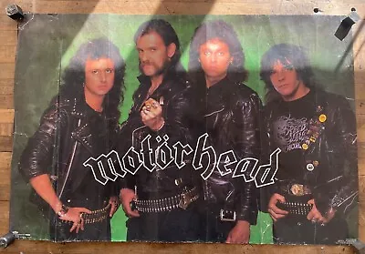 Vintage 80's Motorhead Poster Orgasmatron Era 1986 Heavy Metal • $45