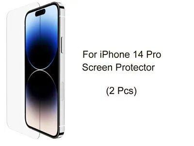 $4.99 • Buy 2 X For IPhone 14 Pro 6.1  Anti-Scratch Screen Protector Screen Guard Flim