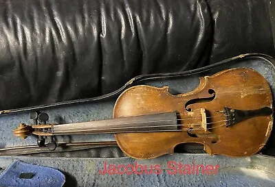 Vintage JACOBUS STAINER 4/4 Violin.  For Restoration/ Display  • $505