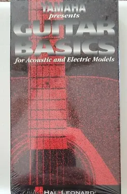 Hal Leonard And Yamaha Presents Guitar Basics Vhs For Acoustic & Electric *NEW* • $15.40