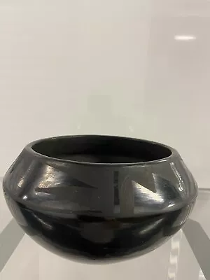 San Ildefonso Blackware Pottery Jar By Maria Martinez Circa 1923-25 “Marie” • $5750