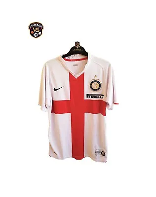 Original Centenary Inter Milan Football Away Shirt 2007-2008 (S) Nike  Jersey • £95.99