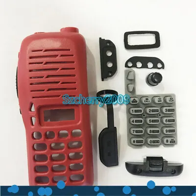 Red Front Outer Case Housing Cover For ICOM V8 Two Way Radio With Accessory • $8.99
