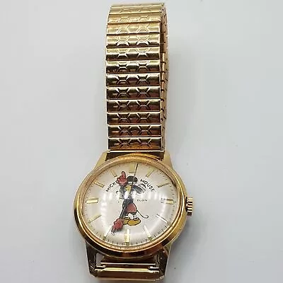 68g VTG GT Mickey Mouse Elgin Wrist Watch • $11.50