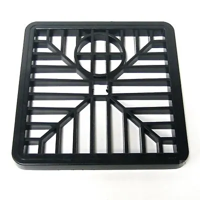 £2.99 • Buy 6  Black Drain Cover Square Gulley Grid / Plastic Drainage Grille Gully 15cm