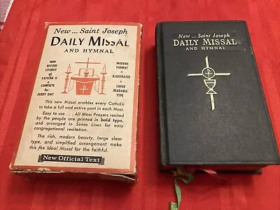 Vintage 1966 Saint Joseph Daily Missal Hymnal New Revised Liturgy Catholic Mass • $13.50