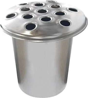 Memorial Metal Grave Pot 5  For Funeral Cemetery Tribute Flower Insert Vase • £8.99