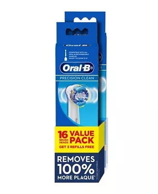 New Oral-B Precision Clean Brush Head Refills 16 Pack • $105.99