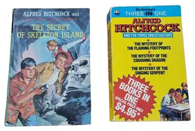 Alfred Hitchcock The 3 Investigators Vintage Book Lot • $25.73