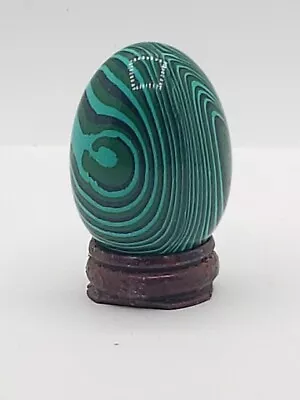 73g Natural Beautiful Egg Shape Malachite Mineral Rock Samples Specimen Gemstone • $12.99