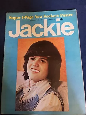 Vintage JACKIE Magazine 23 JUNE 1973 Osmonds Jacksons New Seekers Bolan JK475A • £14