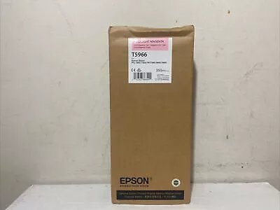 Genuine EPSON T5966 Vivid Light Magenta Pro 7890/7900/WT7900/9890/9900 Exp: 2018 • $70
