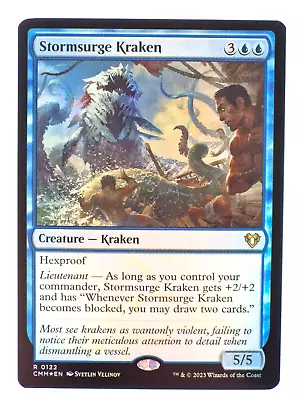 MTG Stormsurge Kraken - Commander Masters [Foil] NM • $3