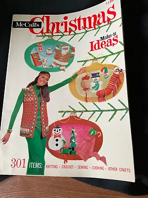 1969 McCALL'S CHRISTMAS MAKE-IT IDEAS Magazine VOL.XII • $14.99