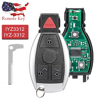 Replacement Key Fob Remote For Mercedes Benz C230 C320 C300 C350 CLK320 IYZ3312 • $17.69