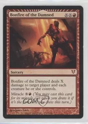 2012 Magic: The Gathering - Avacyn Restored Bonfire Of The Damned #129 0e3 • $2.87