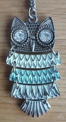 £4 • Buy Topshop Freedom Jewellery Owl Necklace -  Multicoloured 