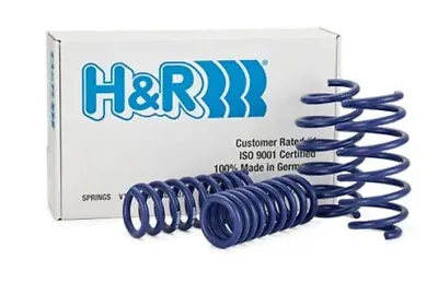 BMW E34 H&R 50413 Sport Lowering Springs For 1989-1995 530i 535i 540i • $275