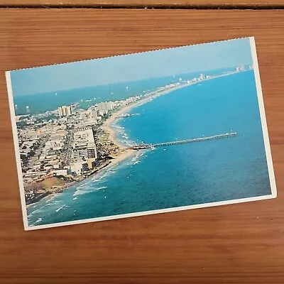 GREETINGS FROM MYRTLE BEACH POSTCARD 2nd Ave. Fishing Pier Aerial View Fishing • $4.99
