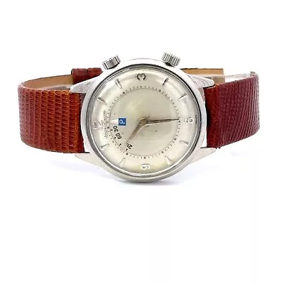 Jaeger Le Coultre Vintage Stainless Steel Memovox Parking Alarm Mens Watch • $3989.97